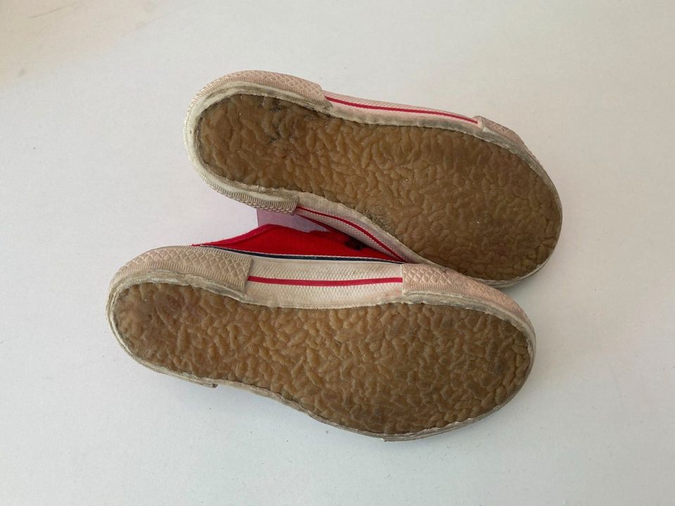 rote Sneaker von Jako-o, Unisex, mit Klettverschlüssen, Gr.25 in Stuttgart