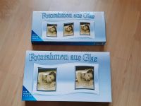 2 x stehende Fotorahmen/Bilderrahmen aus Glas Wellenform Hessen - Maintal Vorschau