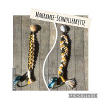 SALE!!! Makramee, Schnullerkette, dreifarbig HANDMADE Baden-Württemberg - Königheim Vorschau