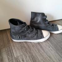 ASH lässige Ledersneaker Turnschuhe anthrazit Gr.37 Bayern - Hof (Saale) Vorschau