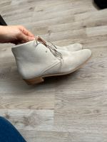 Stiefeletten Leder weiß hell Wildleder 37 wie neu Hessen - Hanau Vorschau