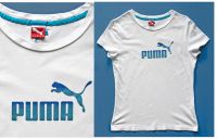 PUMA Sport lifestyle Cotton Tee weiß mit Glitzer Logo Shirt Gr.38 Hamburg Barmbek - Hamburg Barmbek-Süd  Vorschau