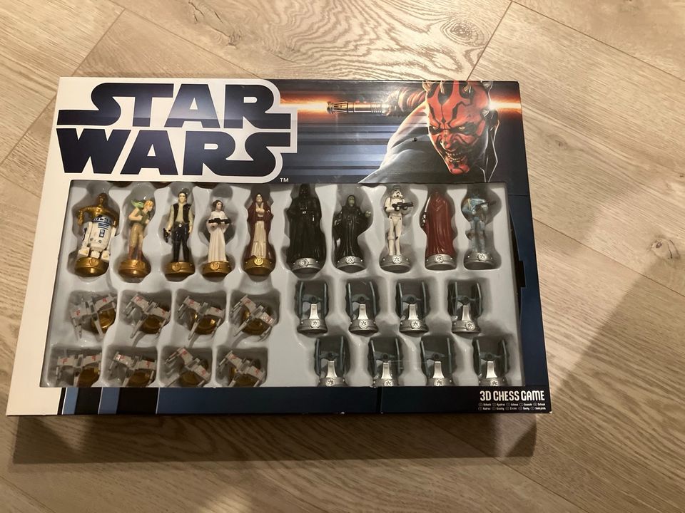 Star Wars 3D Schach Spiel / Darth Vader Figur in Viernheim