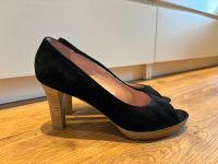 Carla Cardi Peep Toes 40 schwarz Leder Nordrhein-Westfalen - Neuss Vorschau