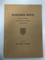 Haigerer Heft Nr. VIII - Die Adeligen von Haiger Hessen - Haiger Vorschau