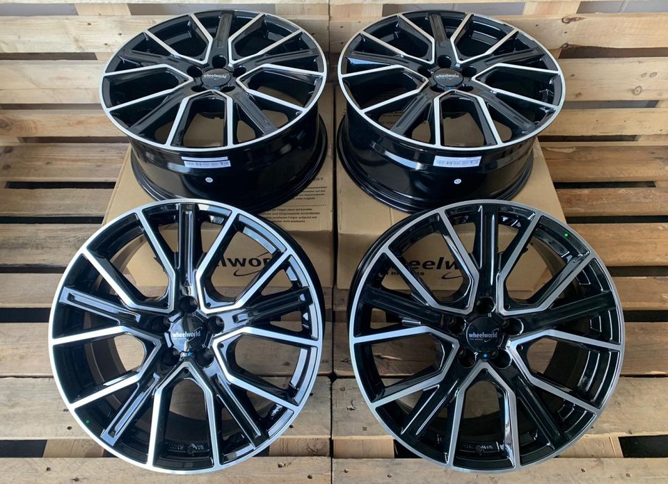 Für BMW 1er Reihe F40 LCI 2er Active F45 U06 Gran Tourer F46 Gran Coupe F2GC X1 U11 F48 X2 F39 Mini Clubman UKL Countryman M Performance Styling WH34 Alufelgen 19 Zoll Schwarz Poliert in Rodgau