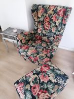 Strandmon Sessel mit Hocker Blumenmuster Berlin - Wilmersdorf Vorschau