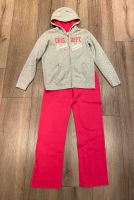 Jogginganzug, Hoodie und Hose, grau-pink, Top, Gr. 158/164 Nordrhein-Westfalen - Versmold Vorschau