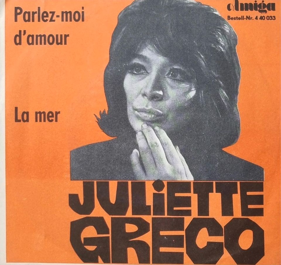 Vinyl Schallplatte Juliette Greco Parlez moi d'amour La mer 1967 in Leipzig