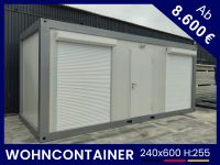 Baucontainer | Wohncontainer | Container | Bürocontainer | Pförtnercontainer | Gartencontainer | Containerhaus | TEILWEISE SOFORT VERFÜGBAR 240x600 Sachsen-Anhalt - Halle Vorschau
