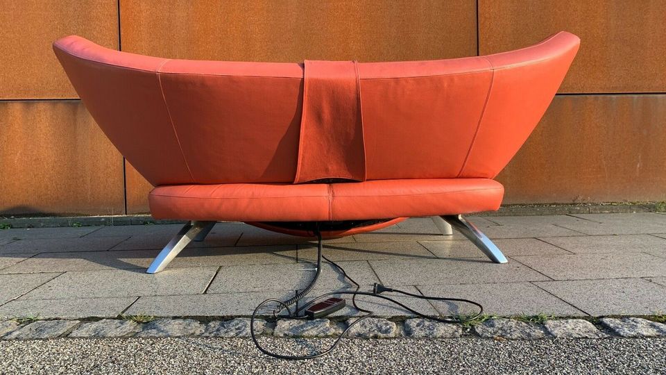 LEOLUX DANAISE Design Sofa Leder orange in Dortmund