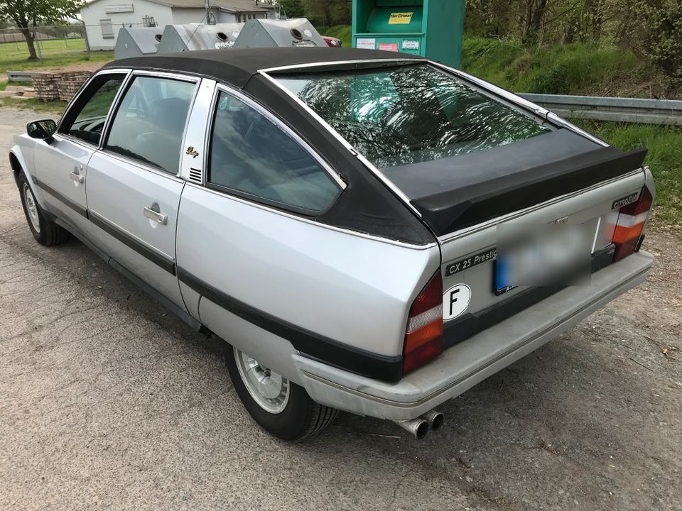 Citroen CX 25 Prestige Turbo 2 Kat Leder Vinyl TÜV neu H-Kennz. in Runkel