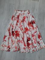 Rock von H&M gr. 34 in weiß rot Blumen Rosen Thüringen - Erfurt Vorschau