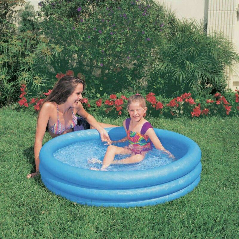 Baby Pool Kinder Planschbecken aufblasbarer Boden Schwimmbecken in Greven