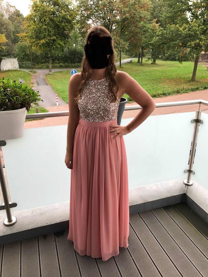 Marie Lund Abendkleid / Abiballkleid mit Pailetten Grösse 38 in Ibbenbüren