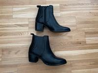 Stiefeletten aus Leder Gr. 37 Stuttgart - Mühlhausen Vorschau