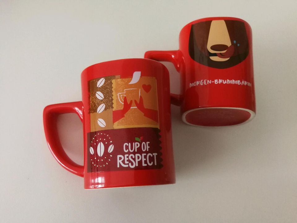 Nescafe Sammeltassen Brummbär in, Cup of Respect in Seeheim-Jugenheim