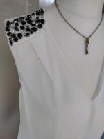 Esprit Bluse Kurzarm festlich Strass Applikation Nordrhein-Westfalen - Leverkusen Vorschau