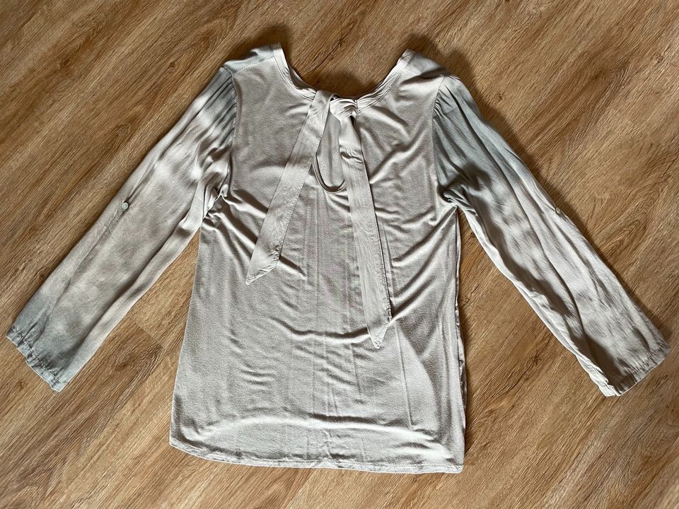 NEUW. Blusen- Shirt von Zabaione, Gr. S/ M, taupe/ beige/ grau in Niederschönenfeld