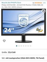 Philips Monitor 23,6 Zoll Baden-Württemberg - Endingen Vorschau