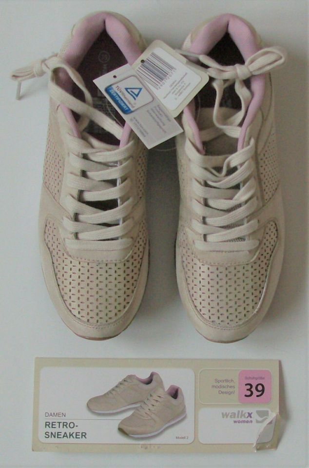 ungetragen neu Damen Retro Sneaker Walkx 70er/80er Aldi 38 39 top in Castrop-Rauxel