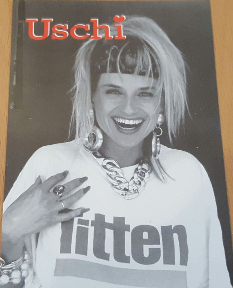 FSR Frühstyxradio Sabine Bulthaupt als „Uschi“ Autogrammkarte uns in Nürnberg (Mittelfr)