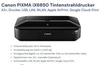 A3+ Tintenstrahldrucker CANON PIXMA iX6850 Rheinland-Pfalz - Mainz Vorschau