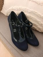 Damenschuhe 37,5/38, Pumps, Bugatti, Leder, dunkelblau, T Steg Hessen - Haiger Vorschau