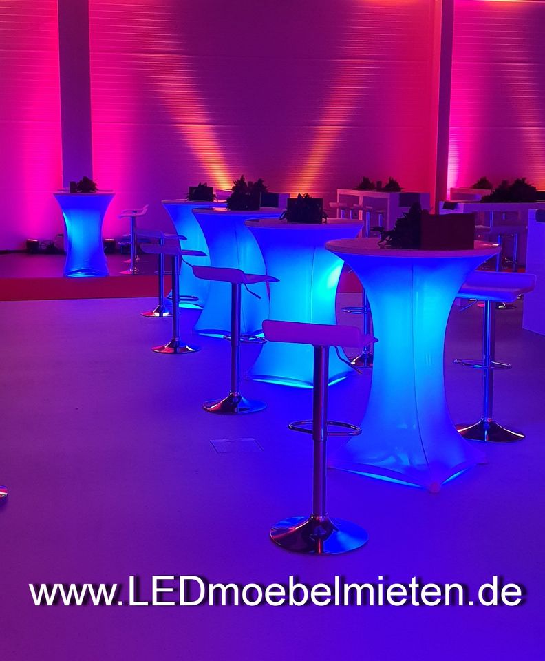 LED Stehtische mieten in Gütersloh