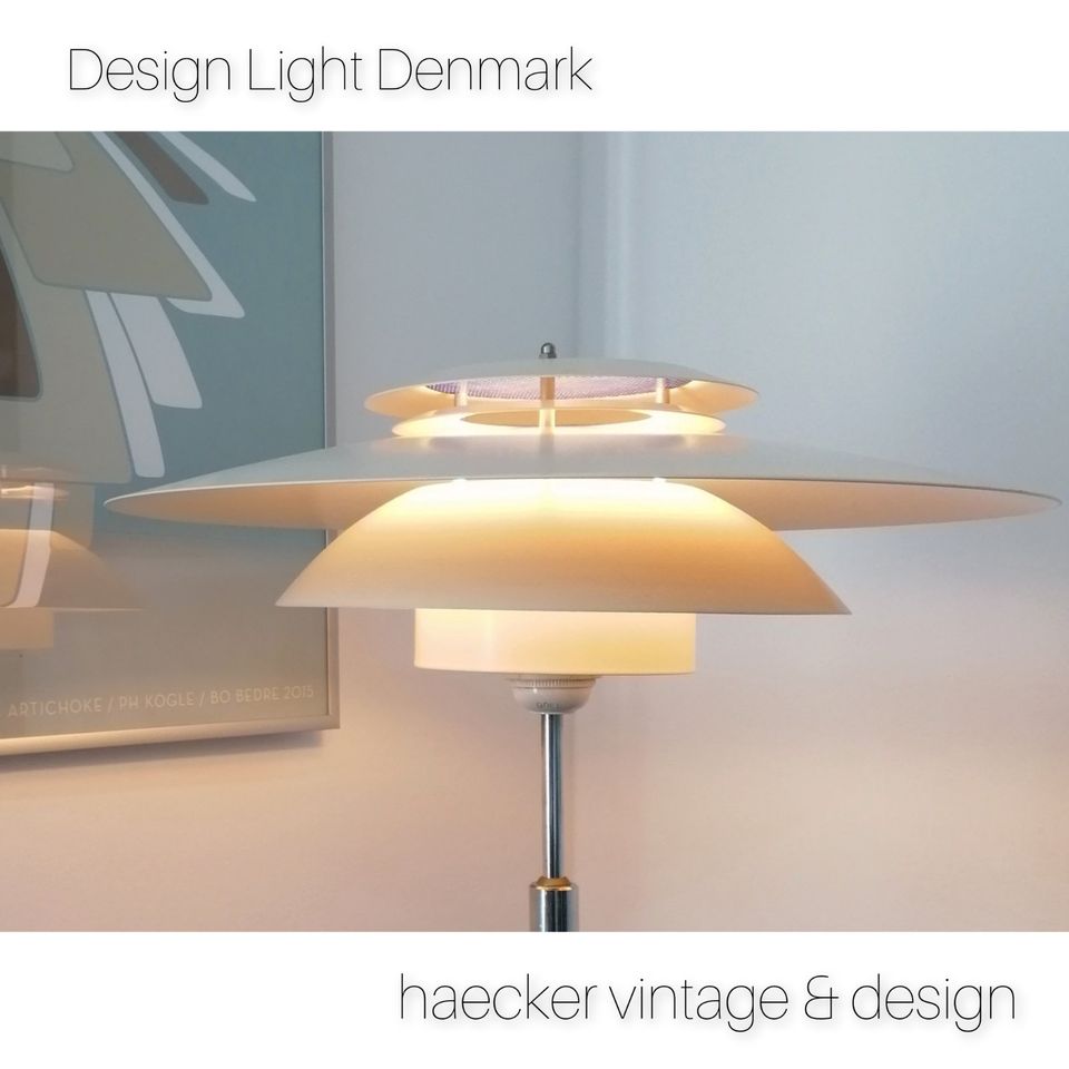 DESIGN LIGHT Lampe danish design zu midcentury retro poulsen 70er in Düsseldorf