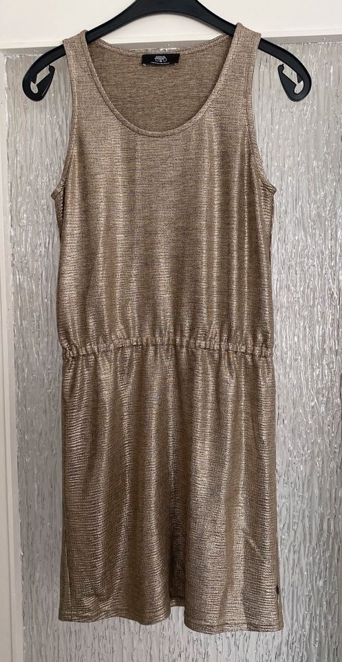 le Temps des CERISES Kleid Abendkleid Partykleid gold Gr. XS NEU in München