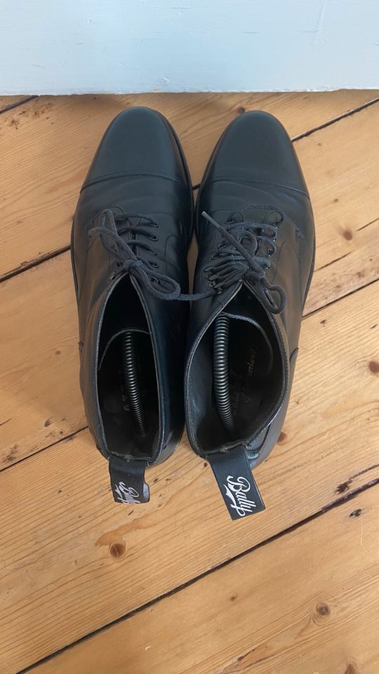 Bally Switzerland Herren Steiefelette Schuh schwarz Leder Gr.44 in Mönchengladbach