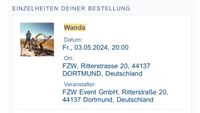 2x Karten für Wanda Dortmund 03.05 Stehplätze Berlin - Mitte Vorschau