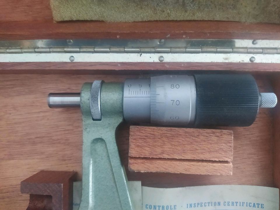 PAV Bügelmessschraube 100-125 mm Mikrometer Präzisions-Messgerät in Rodgau