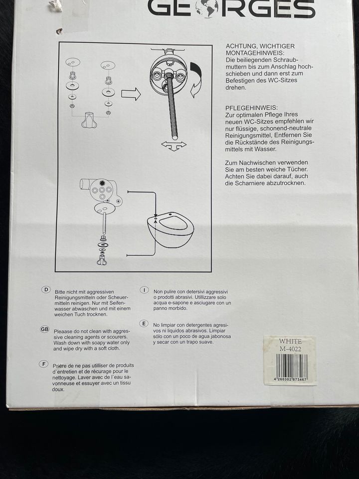 WC Sitz mit Absenkautomatik weiß Neu OVP in Quickborn