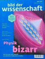 bild der wissenschaft 4/19. Physik bizarr. Nobelpreis W. Ketterle Nordrhein-Westfalen - Wiehl Vorschau