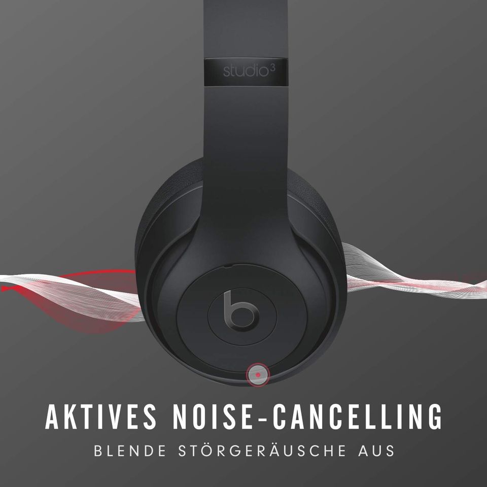 Beats Studio 3 Over-Ear Kopfhörer mit Noise-Cancelling WIRELESS in Ingelheim am Rhein