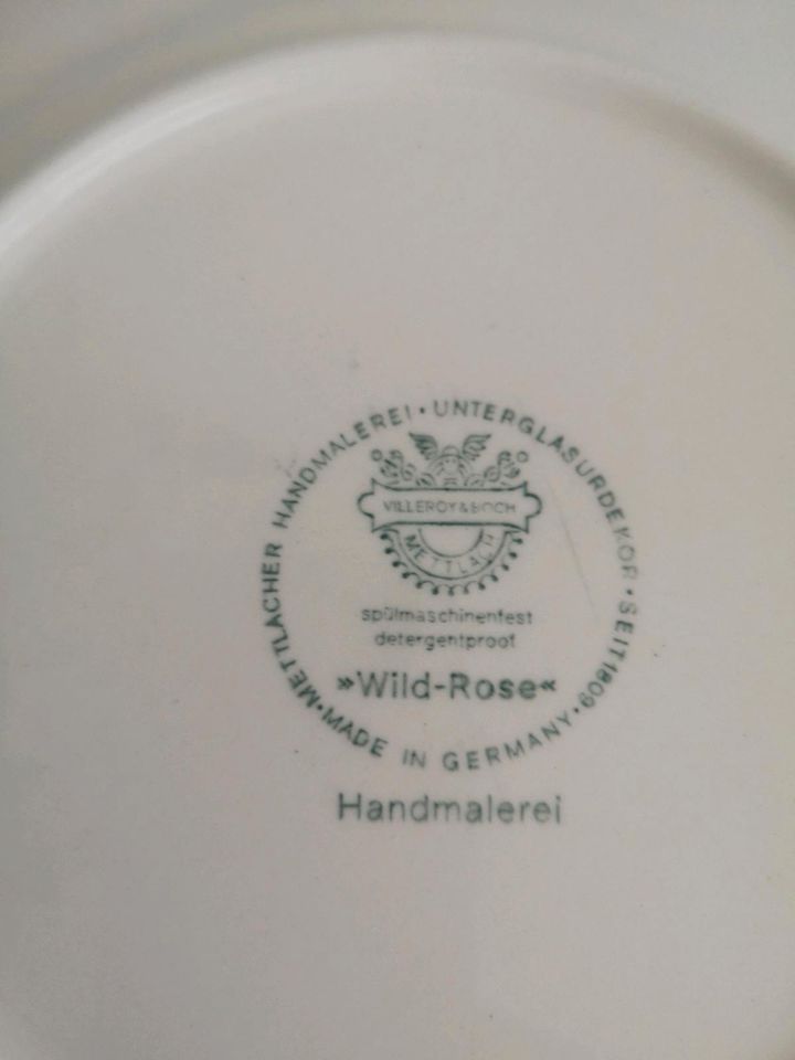 Dessertteller - VILLEROY & BOCH - Design Wildrose in Forchheim