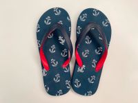 Badelatschen, Zehenlatschen, Flip Flops Gr. 32/33, marineblau Kreis Pinneberg - Heidgraben Vorschau