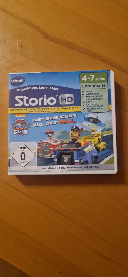 Storio Max 2.0 + Paw Patrol Spiel Neuwertig in Stollberg