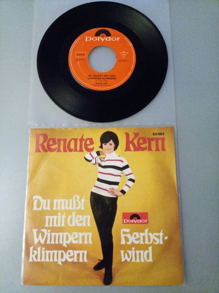 Renate Kern Single – Du Mußt Mit Den Wimpern Klimpern – von 1968 in Köln