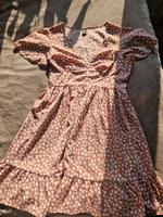 Rosa Kleid Sommerkleid mit Blumenmuster Niedersachsen - Sande Vorschau