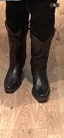 Cowboystiefel in schwarz Leder Niedersachsen - Braunschweig Vorschau