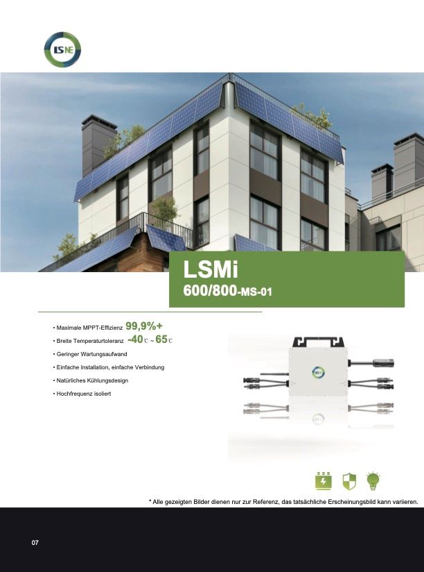 LSMi WI-FI Mikrowechselrichter Mikroinverter Balkonkraftwerk 800W in Wedemark