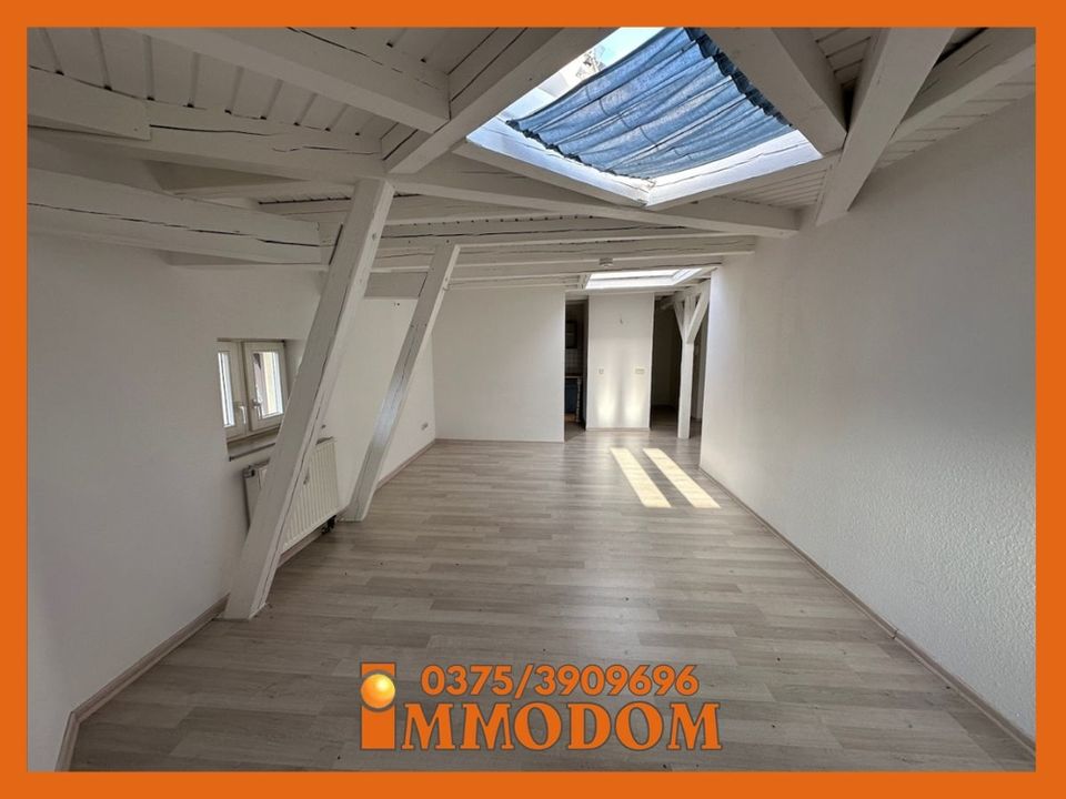 2-Zimmer-Dachwohnung in Zwickau/Nordvorstadt zu vermieten, optional mit Einbauküche! in Zwickau