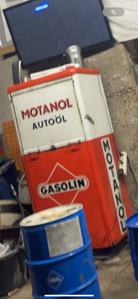 Gasolin Motanol Ölkabinett Emaille Oldtimer antik öltankstelle in Leinefelde-Worbis