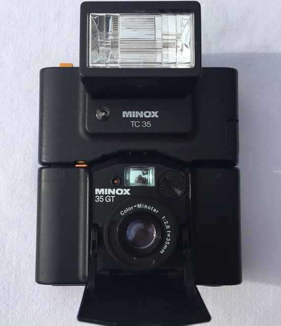 MINOX 35 GT Vintage Kamera mit MINOX TC 35 Blitzgerät 80er Jahre in Lich