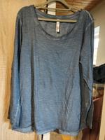 Langarm Shirt Gr. 44 46 48 Sheego jeansblau leicht Used Optik Bayern - Feldkirchen Niederbay Vorschau