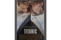 POSTER TITANIC FILM PLAKAT mit Autogramm leonardo dicaprio & kate Berlin - Marzahn Vorschau