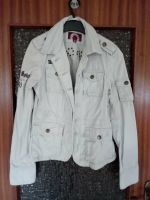 Jacke - Sublevel - Gr. S / 36 - beige creme - Rock Angel - Nieten Niedersachsen - Drestedt Vorschau